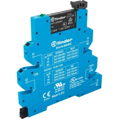 Image de finder Interface modulaire à Relais MasterBASIC N/A Coupure 250 V/AC 6 A 39.01.0.012.0060