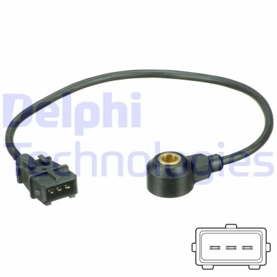 Image de DELPHI AS10214 Capteur de cognement PEUGEOT: 406 Berline, Break, 605 CITROËN: XM II 5 portes, Xantia 3/5 portes