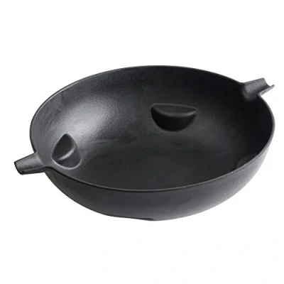 Image de Tepro Grill Accessoire Insert Wok en Fonte, Grille dans Le système de d&#039;environ 57 cm Ø, Noir