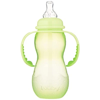 Image de NUBY Bpa Free Non Drip Baby Bottle with Handle 11 oz. (320 ml)