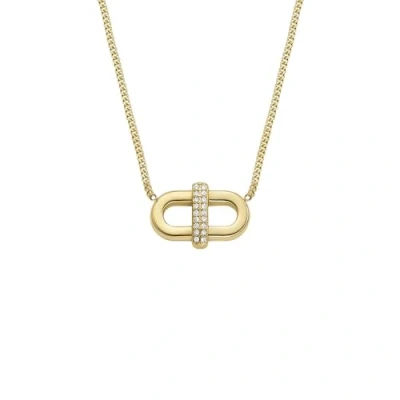 Image de Fossil Collier Gold coloured, Femme, Taille: One Size, coloured