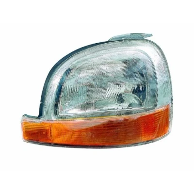 Image de PRASCO RN9164823 Phares droit H4 jaune orange avec feu de clignotant pour circulation à droite sans commande correcteur site projecteur