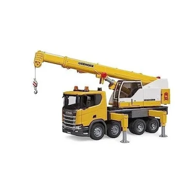 Image de bruder 03571 Scania Super 560R Liebherr Camion grue avec module son et lumière, Véhicules, Véhicule de chantier, grue, Camion, Jouets dès 4 ans