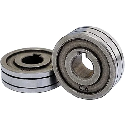 Image de 2x fil d&#039;alimentation rouleau d&#039;entraînement 30 * 10 10mm convient pour ssj 29A machine MIG MAG Welder Guide Equipment (0.6/0.8mm)