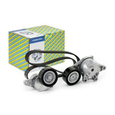 Image de SNR KA859.51 Jeu de courroies trapézoïdales à nervures PEUGEOT: 308 II 3/5 portes, 3008 SUV, 508 I Berline, CITROËN: C4 5 portes
