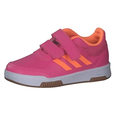 Image de adidas Tensaur Hook and Loop Shoes Chaussures de Course, Magenta/Orange/Cloud White, 38 2/3 EU