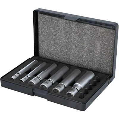 Image de KS TOOLS 500.7325 Set de clés à douille, bougie d&#039;allumage 1/4, 3/8