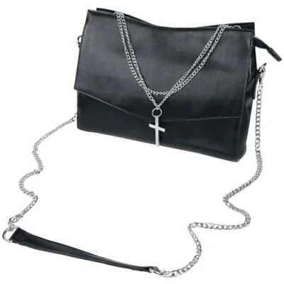 Image de Banned Alternative Nether Femme Sac à Main Noir polyuréthane, Polyester