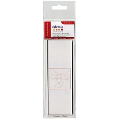 Image de Artemio Bloc de Positionnement pour Tampons, Autre, Blanc, 5 x 1,5 15 cm VIACR04