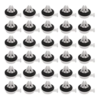 Image de Create idea Lot de 30 clips fixation pour bordure pare brise voiture LR053837 LR034389 Compatible avec Range Rover Sport 2013 2016 Discovery MK4