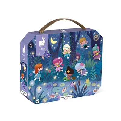 Image de Janod puzzle fées et nénuphars 36 pièces