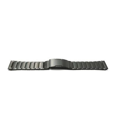 Image de System S Bracelet 22 mm en titane avec boucle déployante pour montre intelligente Huawei Noir, Métallique/noir, Eine Grösse