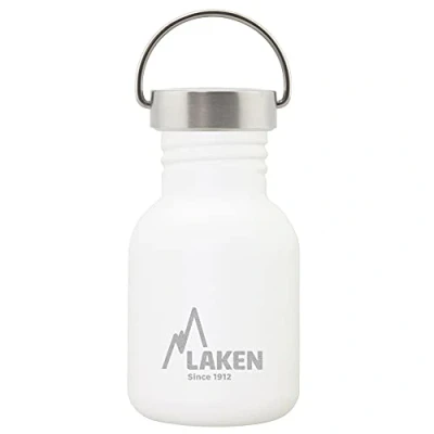 Image de LAKEN Bot. ac. inox Basic 350ml S/S tapón Blanco