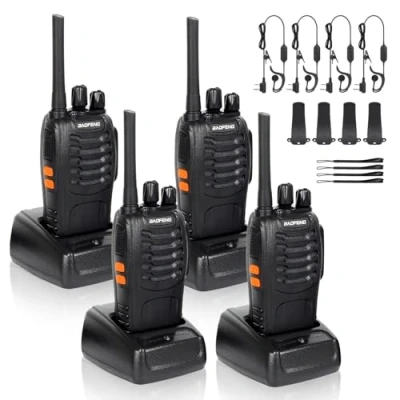 Image de Talkie Walkie 16 Canaux CTCSS/DCS Rechargeable 1500mAh Radios Portée 3 5 km