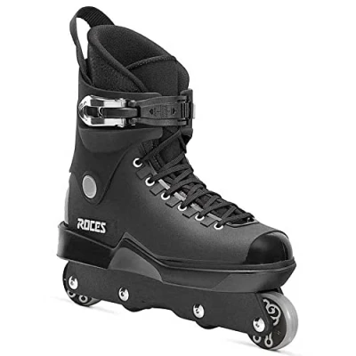 Image de Roces M12 UFS Patins en Ligne pour Homme, Confortable Rollers Ligne, Adulte, Noir, 49 EU