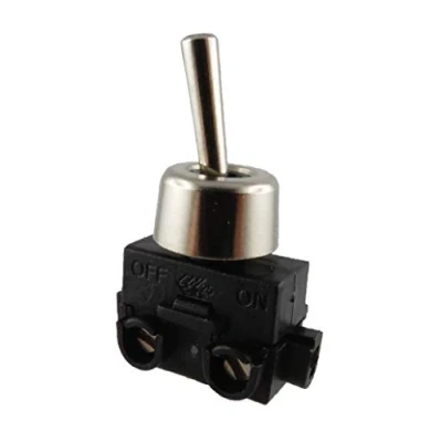 Image de Lot de 2 interrupteurs à bascule On/Off avec écrou fixation en métal 250 V A
