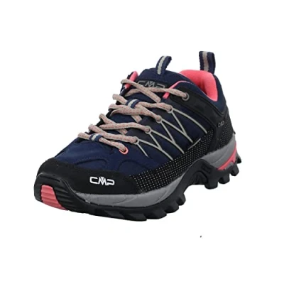 Image de CMP Rigel Low Wmn Trekking Shoe Wp Femme Chaussures de randonnée, Bleu Rose Corail, 41 EU