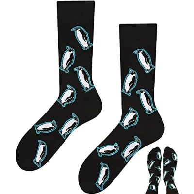 Image de TODO Colours Fantaisie Chaussettes Rigolotes Homme et Femme motif drôle multicolore