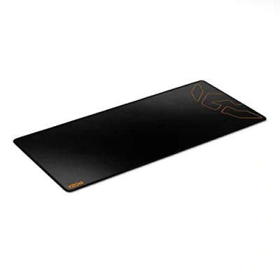 Image de KROM Tapis de souris gaming Knout XL NXKROMKNTXL 900x350x3mm, Surface lisse, base en caoutchouc, Noir
