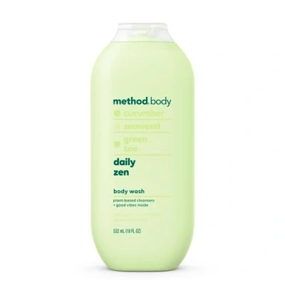 Image de Method Nettoyant corporel Deep Detox avec concombre, algues et thé vert 18 once liquide