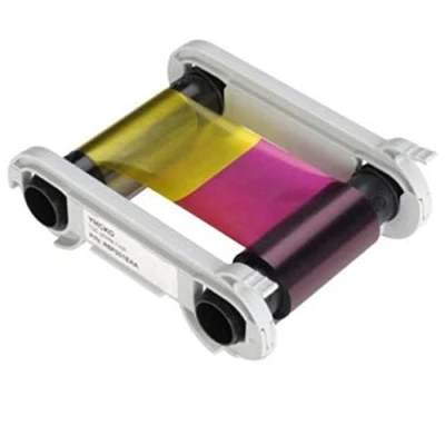 Image de YMCKO R5F008EAA Ruban de couleur compatible avec les imprimantes à cartes Evolis Primacy Elypso Zenius 300 images