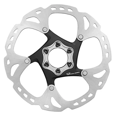 Image de SHIMANO Deore XT SM RT86 Disco Freno a 6 Fori 203 mm, nero/Argento