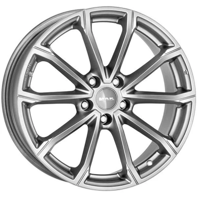 Image de MAK 5Trou 17Pouce 100mm Jante alu 17Pouces davinci Antraciet F6570BRTM39PE2X 6.5Pouces 39mm 57.1mm