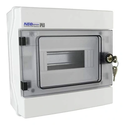Image de Distributeur pour pièces humides RH 8/Z AP Serrure IP65 8 modules 36.9 VDE E P 4033