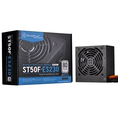 Image de Alimentation PC SilverStone SST ST50F ES230 v 2.0 Série Strider Essential, 500W 80 Plus 230V EU ATX