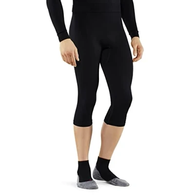 Image de Falke Maximum WARM 3/4 Tights Functional Underwear FOR COLD TO VERY Conditions Caleçon long black, Homme, Taille: Large, Black