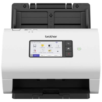 Image de BROTHER ADS 4900W Scanner de Documents Professionnel / Recto Verso A4 Rapide 60 Pages/Minute Réseau Ethernet, Wi FI, FI Direct Scan to USB ADF 100 Feuilles