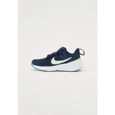 Image de Nike Performance STAR Runner Chaussures de running sur route pour enfants, Taille: 27.5, Midnight navy/volt tint/dusty cactus/white