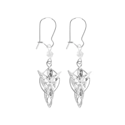 Image de Cinereplicas Seigneur des Anneaux Boucles d&#039;Oreilles Evenstar Étoile du Soir 3.5 x 1.3 cm Licence Officielle