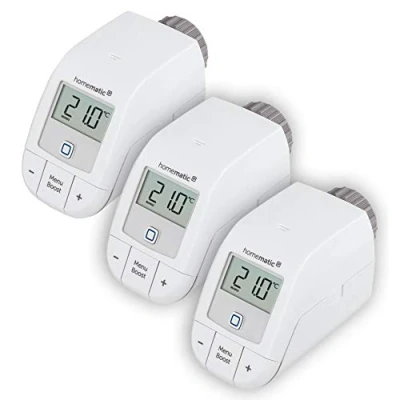 Image de Homematic IP Smart Home Basic 156541A0 Lot de 3 thermostats radiateur