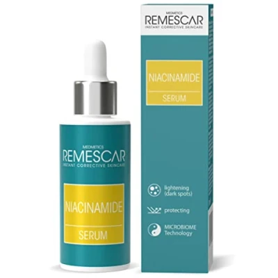 Image de Remescar Sérum Niacinamide 30 ml 10% de pour le Soin du Visage Réduit les Taches Pigmentaires et Resserre Pores Renforce la Barrière Cutanée un Teint Uniforme