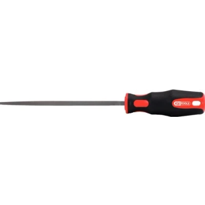 Image de KS TOOLS 157.0326 Lime carrée bâtarde emmanchée , L.250 mm Poignée bi matière