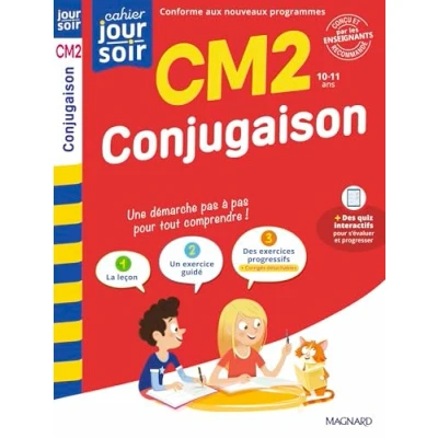 Image de Conjugaison CM2 Cahier Jour Soir Conçu et recommandé par les enseignants (Broché)