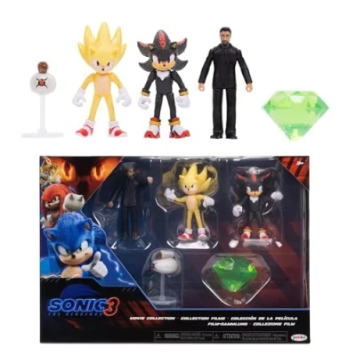 Image de Sonic 3 Movie ActionFigures Multi Pack Figurine 6,3 cm de Wave 2