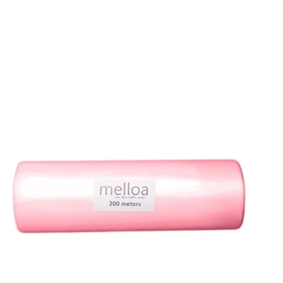 Image de MELLOA Kit de recharge pour remplir 20 cartouches seau à couches compatible avec Tommee Tippee Sangenic TEC Simplee Twist &amp; Click et bien d&#039;autres en cassettes (Rose, 200m)