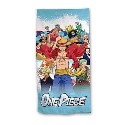Image de Drap de plage One piece 100% polyester 70 x 140 cm Blanc Lavable