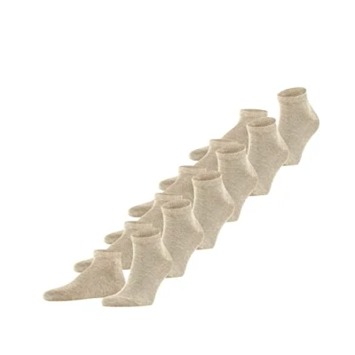 Image de Falke Happy 6PACK Sneaker Socks Everyday Casual Chaussettes, Homme, Taille: 47 50, Sand melange