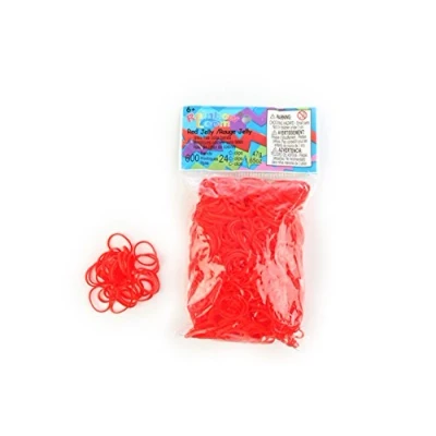 Image de Elastques Rainbow Loom Rouge Jelly