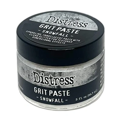 Image de Ranger Tim Holtz Distress Pâte à grains de vacances Chute neige, Jar size 88,7 ml