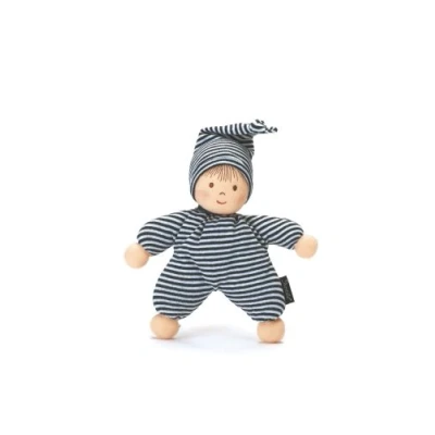 Image de Sterntaler Poupée Heiko, Hochet Intégré, Pour Bébé dès la naissance, 23 cm, Noir/Blanc