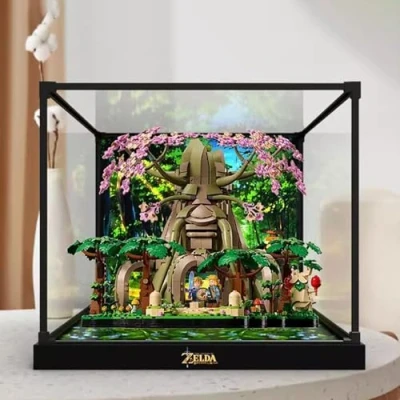 Image de Vitrine en acrylique pour Lego 77092 Deku Tree, boîte de rangement, transparente, présentation compatible avec (étui uniquement, sans modèle (peinte)
