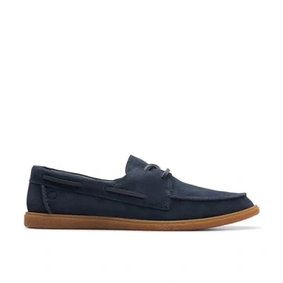 Image de Clarks Homme Clarkbay Go, Daim Bleu Marine, 40 EU