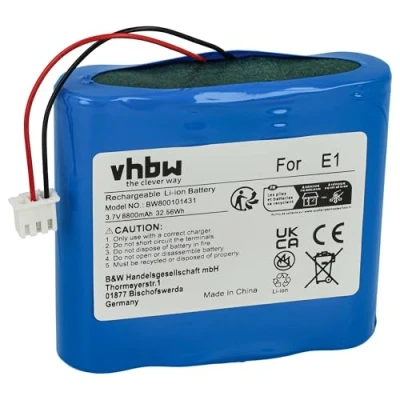 Image de vhbw Batterie Remplacement pour Pure E1 Radio (8800mAh, 3,7V, Li ION)
