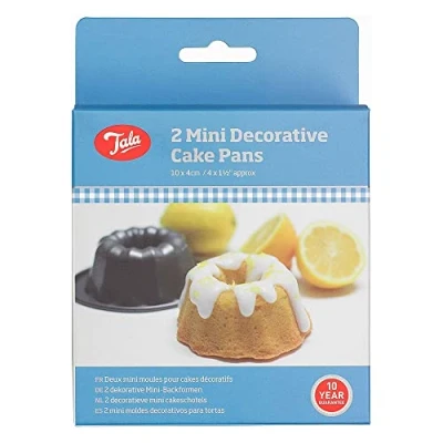 Image de Tala Moule à charnière de 23 cm gâteau anti adhésif avec dégagement rapide Répartition uniforme la chaleur pour les éponges et tartelettes Acier au carbone