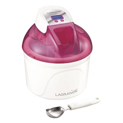 Image de Lagrange 409001 Sorbetière 12 W Ecran LCD Cuve 1,5 L Framboise