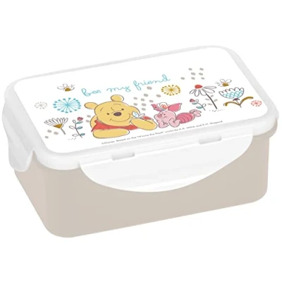 Image de GEDA LABELS Boîte à sandwich avec fermeture clip, multicolore, 16 x 10,5 6,5 cm